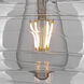Ballston Athens Deco Swirl 1 Light 5.88 inch Brushed Brass Semi-Flush Mount Ceiling Light